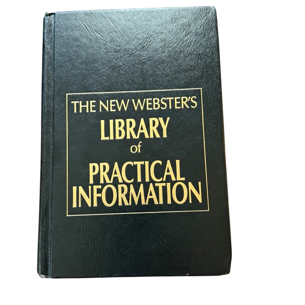 The‎ New Websters Library Practical Information Pocket Dictionary 1990 Hardcover